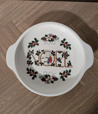 Denmead Pottery Noel Festive Christmas Plate Dish