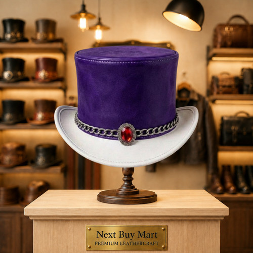 Purple white leather - purple, &