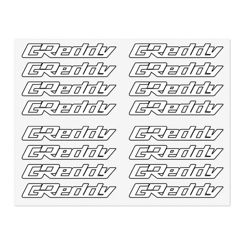 Greddy pack decal sticker - 16,