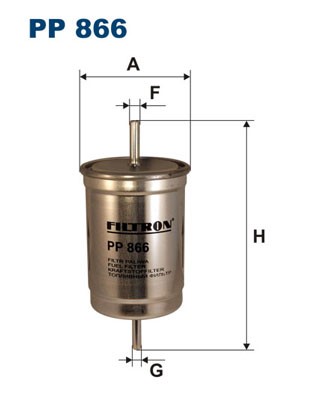 Fits filtron 866 fuel - fits,