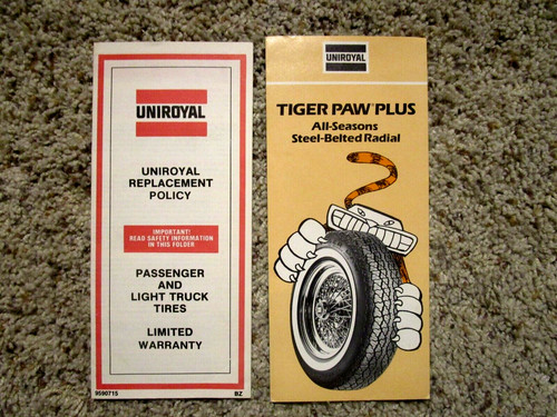 1980 1983 uniroyal tiger - 1980-1983,