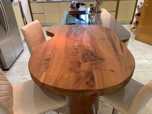 Walnut worktop wide real - walnut,