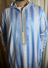 Men's Moroccan Hooded Long