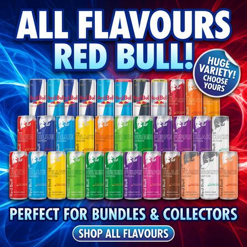 Red bull energy drink - red,