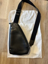 Mont Blanc Sling Back Bag - Black - Men’s - Over Shoulder