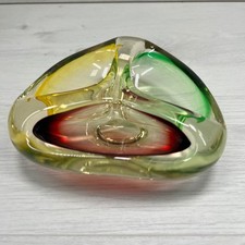 Murano Style Glass Bowl Art