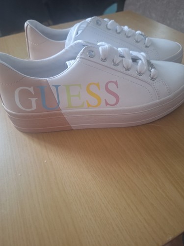 Guess trainers white multi - trainers,
