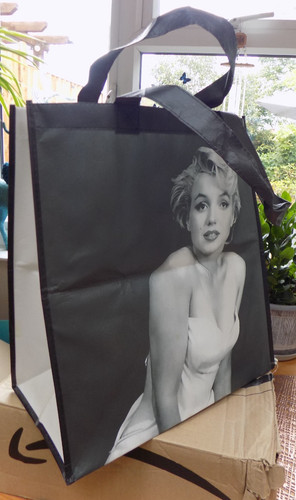 Marilyn monroe canvas tote - marilyn,