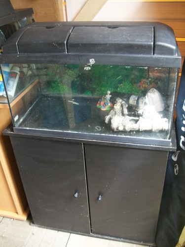 Fish tank and cabinet - cabinet,