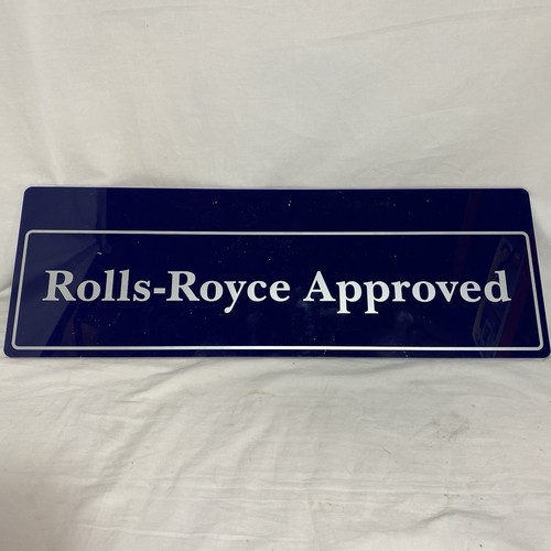Rolls royce dealer sign - rolls,