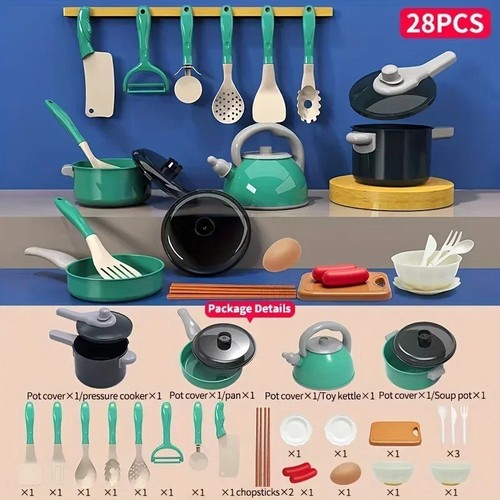 28pcs kids play kitchen toy - kitchen,