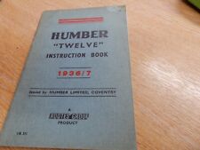 VINTAGE HUMBER TWELVE