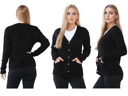 Women cable knit long sleeve - long,