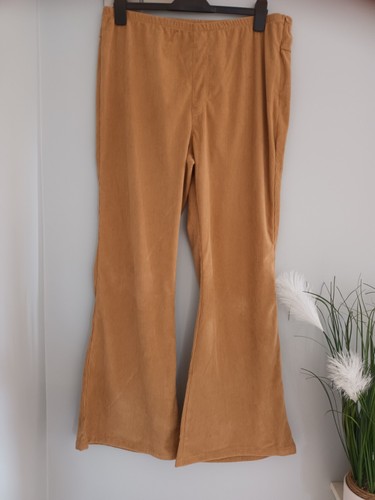 Lady flared pants tan - lady,