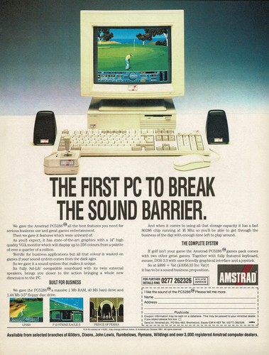 Vintage amstrad pc5286 - amstrad,