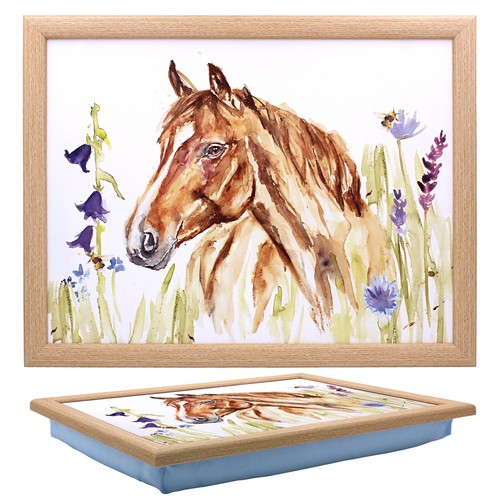 Horse cushioned laptray - cushioned,