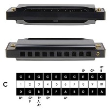 10 Holes C Key Harmonica For