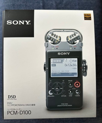 Sony pcm d100 high - sony, high-resolution