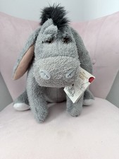 Rare Eeyore Christopher Robin Collection Disney Store Plush Soft Toy