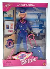 1997 Airplane Pilot Barbie Doll / The Career Collection / Mattel 18368, NrfB