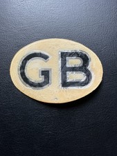 Vintage GB Car Badge - GB