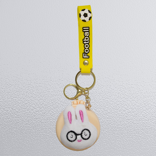 Cute rabbit keychain mirror - cute,