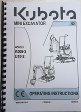 KUBOTA MINI EXCAVATOR K008-3