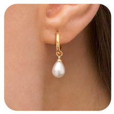 Trendy 14k Gold Plated Pearl