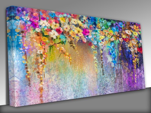 Abstract floral watercolor