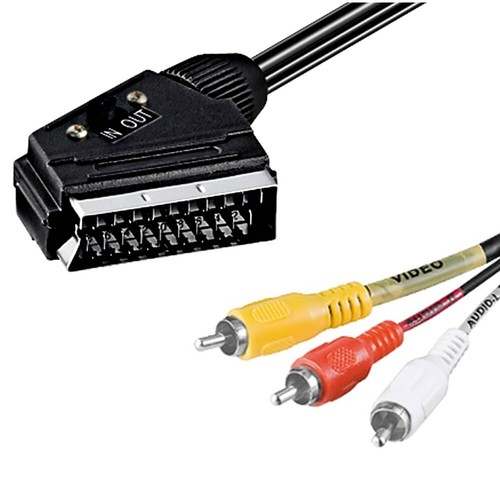 Scart cable triple rca - cable,