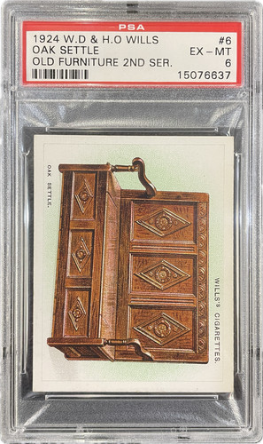 Oak settle 1924 h o - 1924, h.o