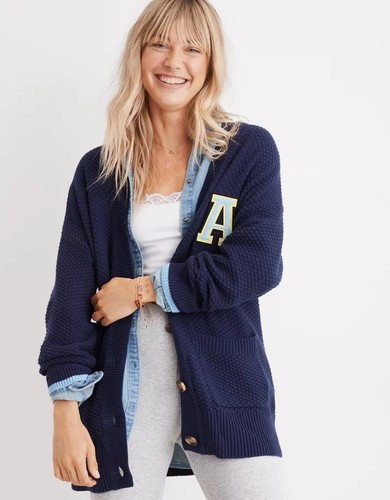 Aerie varsity navy - navy, blue