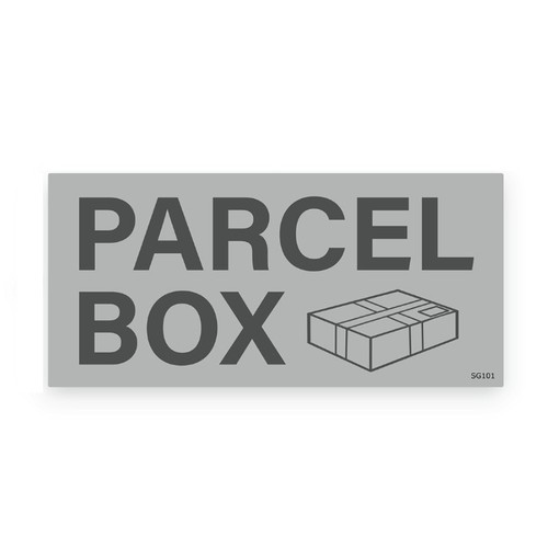Grey parcel box self adhesive - box,