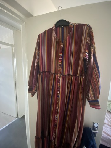Multi coloured long - coloured, dress