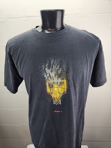 And1 graphic tee - graphic, flaming