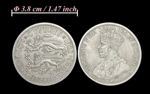 1928 cyprus george token - george,