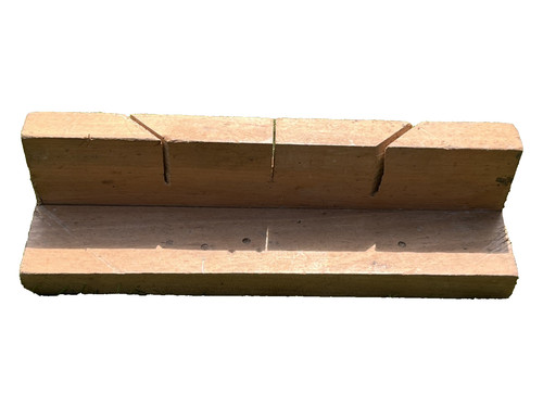 Vintage beechwood mitre box - vintage,