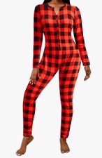 Womens One Piece Adult Button