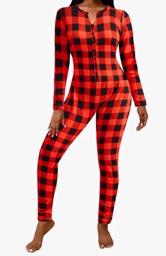 Womens one piece adult button - one,