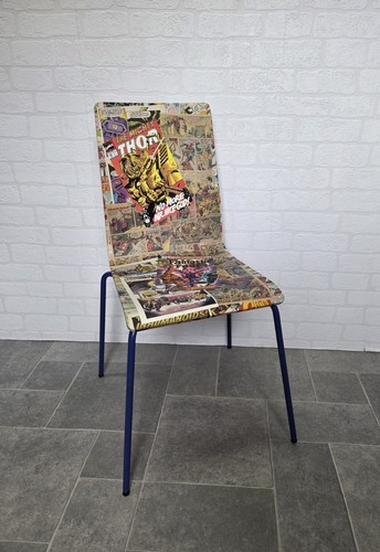 Marvel comic decorated - decorated, chair