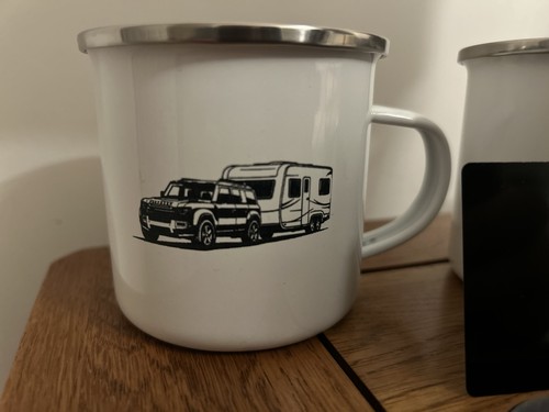 Defender and caravan mug - defender,
