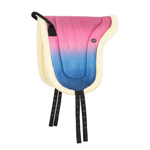 Qhp pink blue bareback pad - blue,