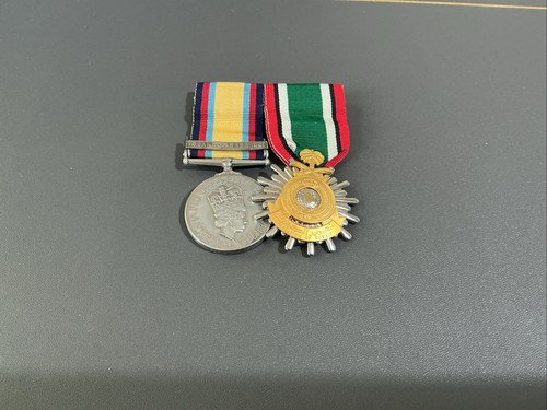 Gulf war medal - lt, c