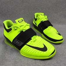 Nike Romaleos 3 Powerlifting Weightlifting Crossfit Trainers Shoes UK 8.5 Yellow