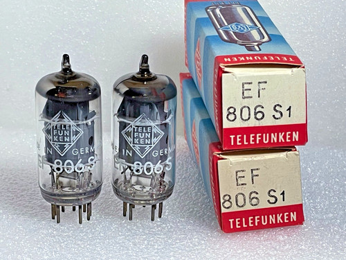 Nos tubes telefunken ef806s - ,