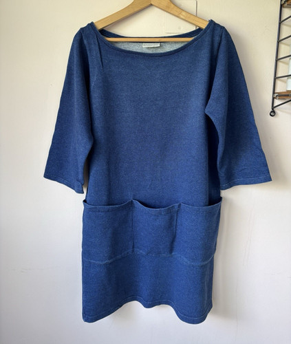 Toast indigo jersey - toast, neck