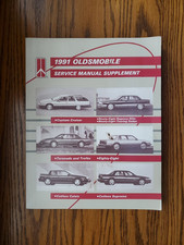 1991 OLDSMOBILE-SERVICE