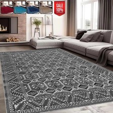 Small Large Traditional Rugs Bedroom Living Room Non Slip Rug Hallway Runner Mat