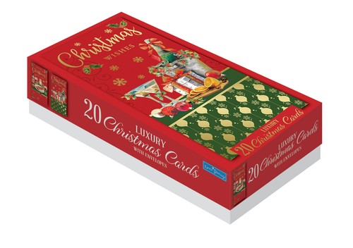 Range boxed christmas cards - boxed,