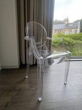 4 Phillippe Stark, Kartell, Louis Ghost Chairs